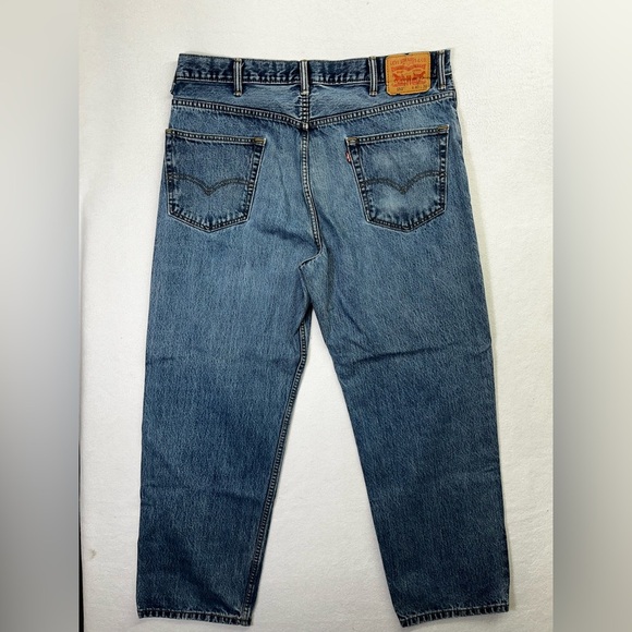 Levi’s 550 Relaxed Fit Denim Jeans Mens 40/30 Blue Cotton Farm Work Ranch 1688 - Picture 7 of 9
